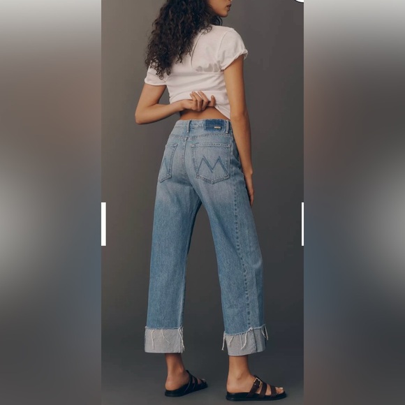 NWT MOTHER Ankle Cuff Fray in Last Bite. Size 29. - Picture 4 of 8